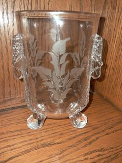 Rare Antique Grasshopper Spooner