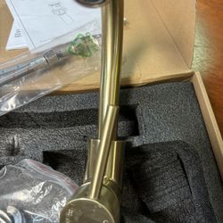 Gold Faucet As New Open Box With Stopper