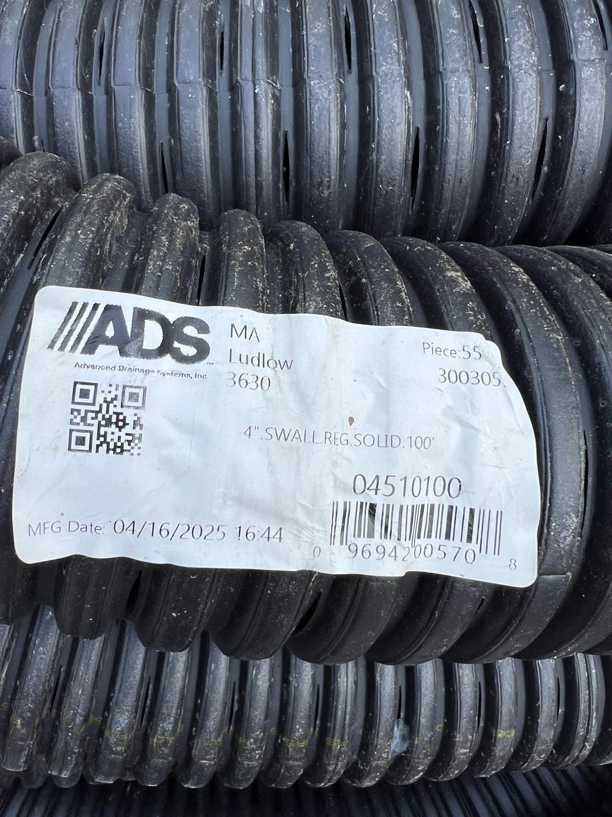 Singlewall Perforated Drain Pipe