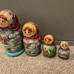 Matryoshka Wooden Set 5