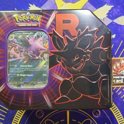 Pokémon Team Rocket Nidoking ex Collectors Tin