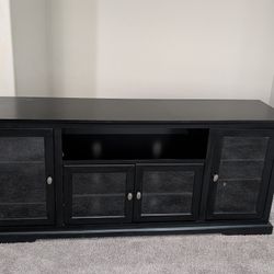 Black tV stand
