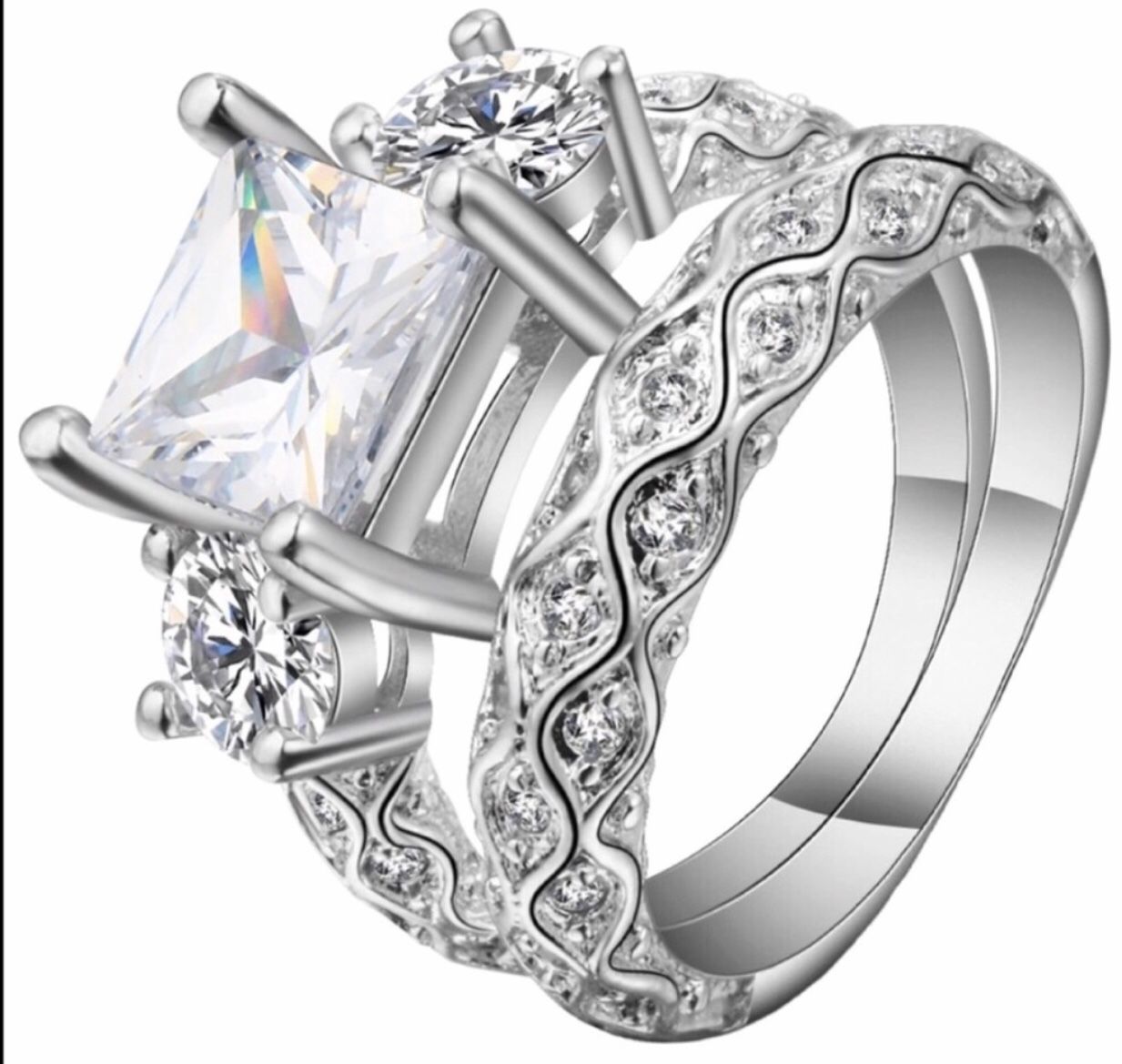 New wedding ring set engagement ring