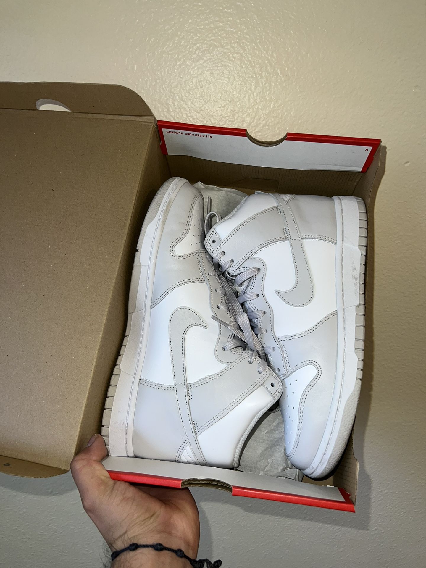 Nike Dunk High Vast Grey Size 9.5 Men