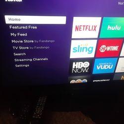 Samsung 36" Tv With Remote And Roku Tv With Remote.Work Great