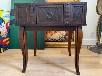 Unique Trunk Style Accent Table