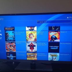 PS4 with 4TB HARD DRIVE and 7500 GAMES INSTALLED
