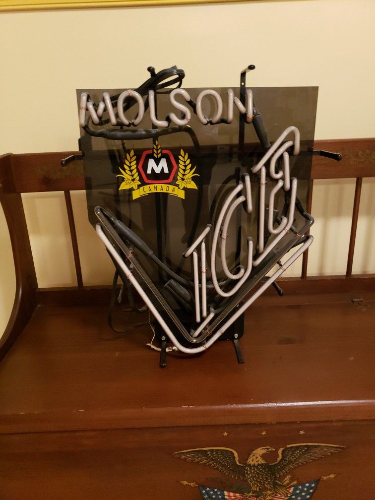 Molson Ice Neon Bar Lamp