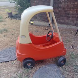Kids push car