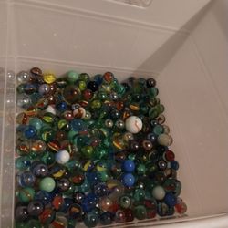 Assorted Marbles Colorful Lot (Have Some Wear) 