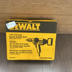 1/2”(13mm) Spade Handle Drill With Variable Speed 