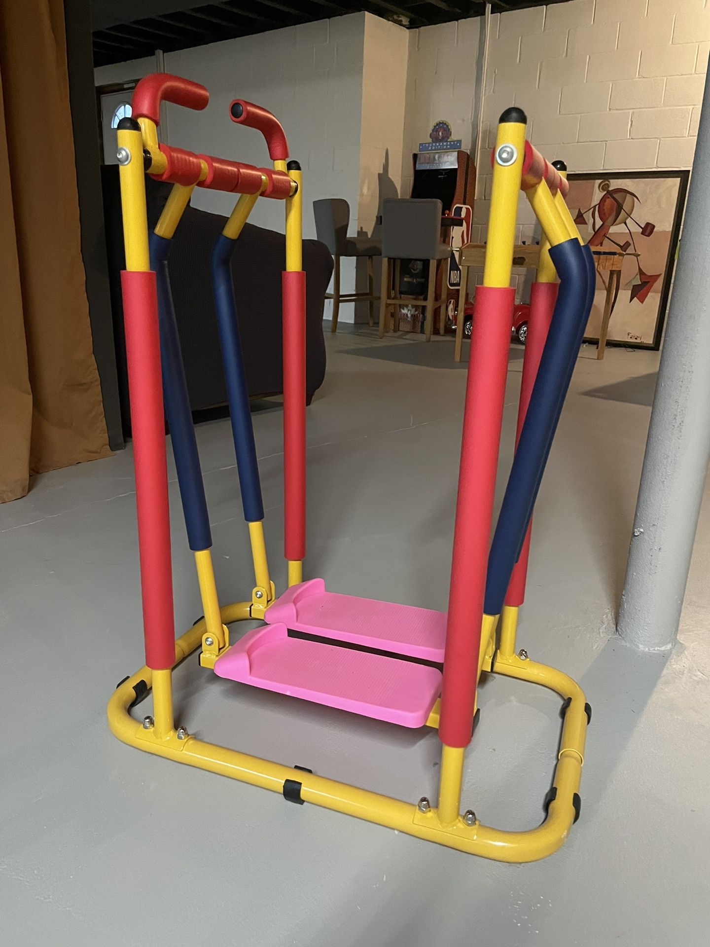  Stepping Machine for 4-8 Years Old Children Kids Mini Stepper Elliptical Jogging Space Walking Machine