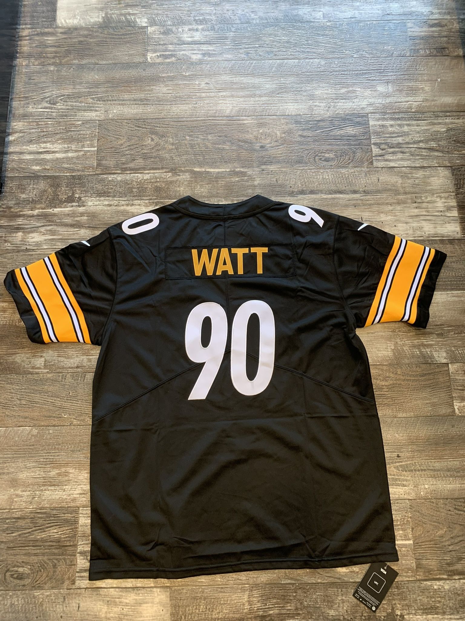 SHIPPING ONLY TJ WATT (sizes Below) black classic Pittsburgh Steelers football jersey