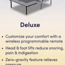 Sleepy’s Deluxe King Size Adjustable Base Bed Frame (NEW CLOSED BOX + CAN BRING AND INSTALL FOR YOU IF LOCAL)