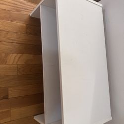 White Wooden shoe rack or multipurpose 