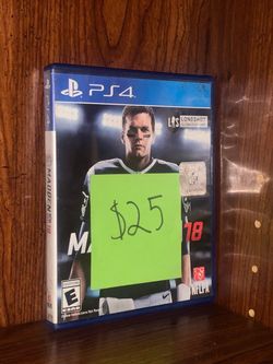 Green PlayStation 4 & 5 Video Game PS4 PS5 Football Madden NFL 18