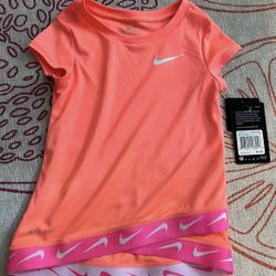 New Nike Dri Fit Orange Top 3T