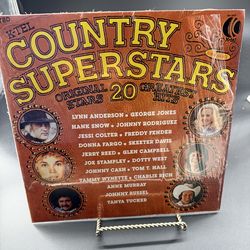 Country Superstars K-Tel Vinyl LP Record