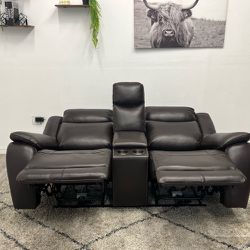 Brown Recliner Couch - Free Delivery