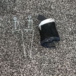 Ping-pong, net and clamps