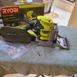 Ryobi 6 Amp Corded AC Biscuit Joiner Kit with Dust Collector and Bag