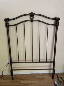 Wrought Iron Twin Bed Headboard