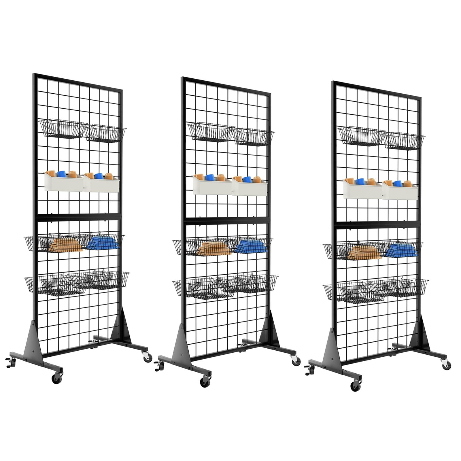 QKOSMTL Gridwall Display Stand