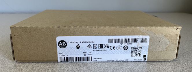 2023 Allen Bradley 1756-L72 /B ControlLogix  Processor PLC Surplus SEALED USA 4MB