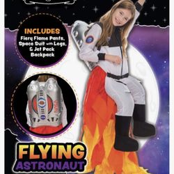 New, Kid’s Deluxe Astronaut Costume. For Ages 5-7 