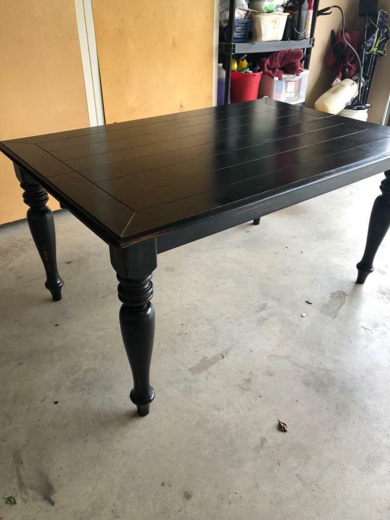 Weathered kitchen table