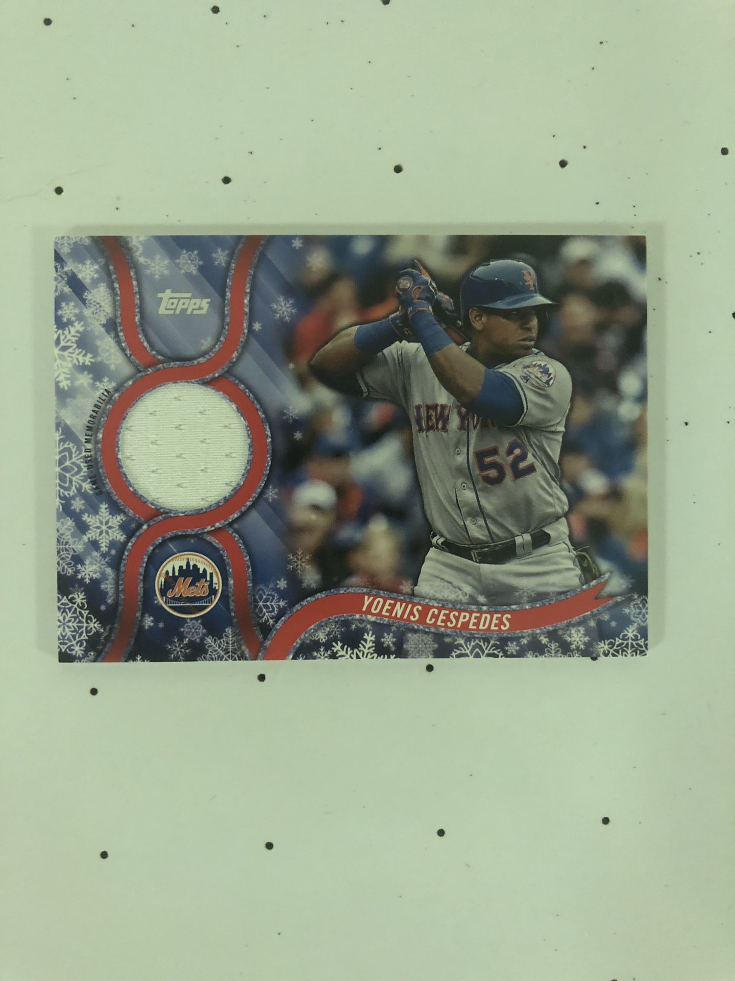 Yoenis Cespedes baseball card