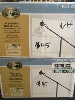 ADJUSTABLE HEIGHT LAMPS
