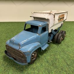 Vintage Buddy L Original 21” Hydraulic Dumper Pressed Steel Dump Truck -1950’s