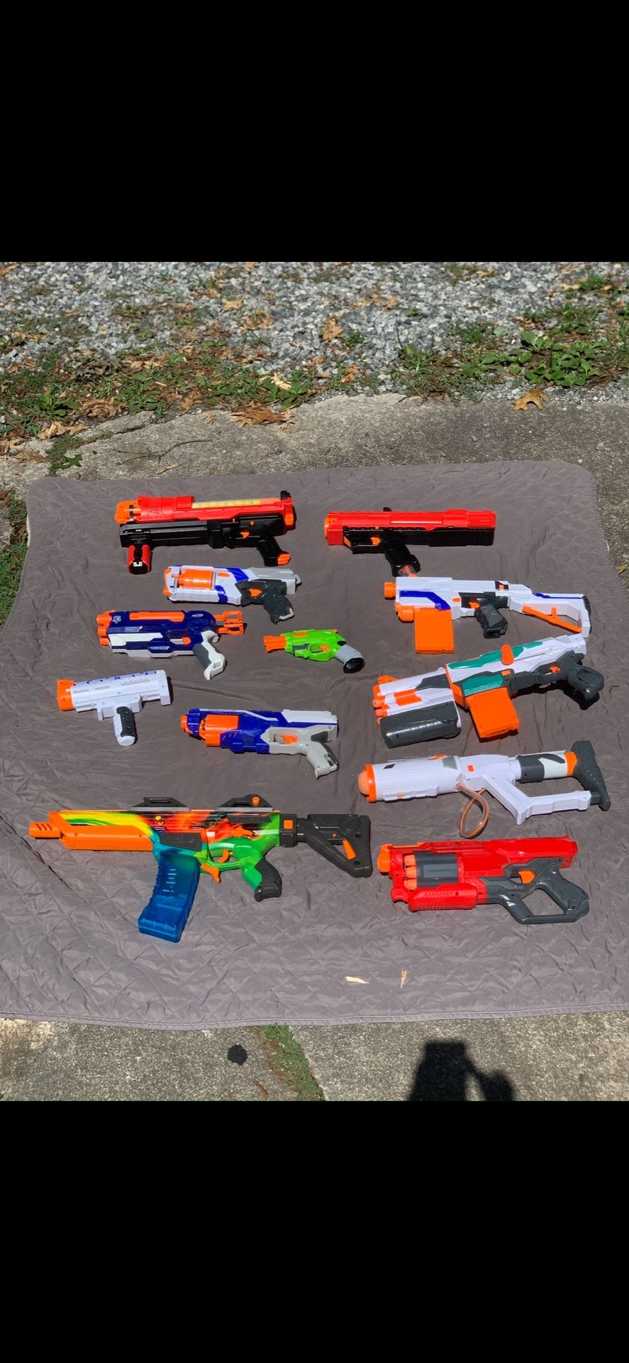 Nerf Gun Lot W/ Bulk Ammo!
