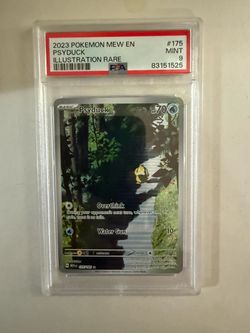 Psyduck illustration rare PSA 9