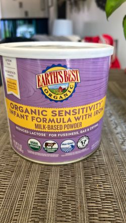 Earth best organic infant formula with iron