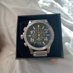 Nixon Men's 48-20 Geo Volt Stainless Steel Chronograph Watch