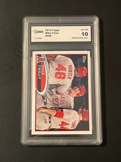 Angels Mike Trout Graded 10 rookie card