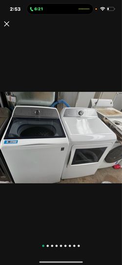 GE washer and electric dryer