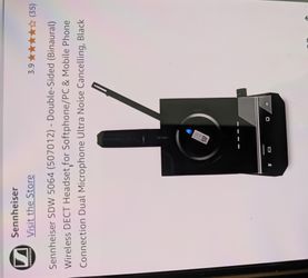 🎧 Sennheiser SDW 5064 Wireless Headset – Like New! 🔊