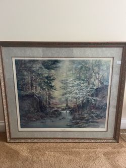 "Nature's Retreat" Lena Liu Print in Frame