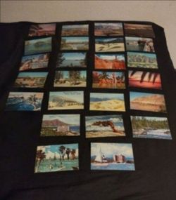 Rare collectible postcard lot some with stamps Early 50s/60s will not separate.