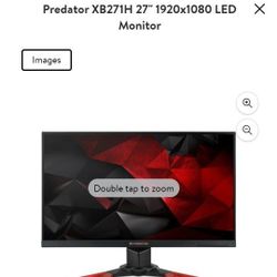 Acer - Pretator Gaming Monitor  27in 