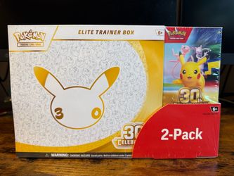Pokemon 30th ETB Costco 2 Pack sealed