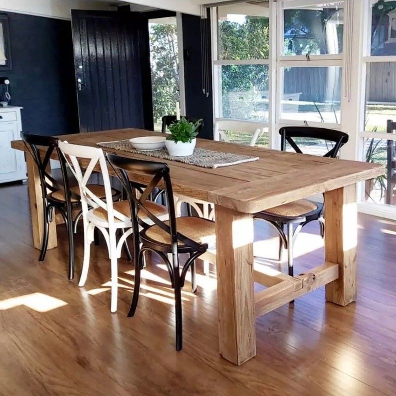 Farmhouse Rustic Style Dining Tables.