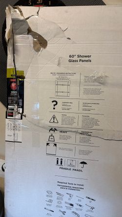 60 Inch Glass Shower Panels