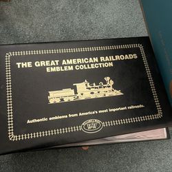 The Great American Railroads Emblem Collection w patches train collector 