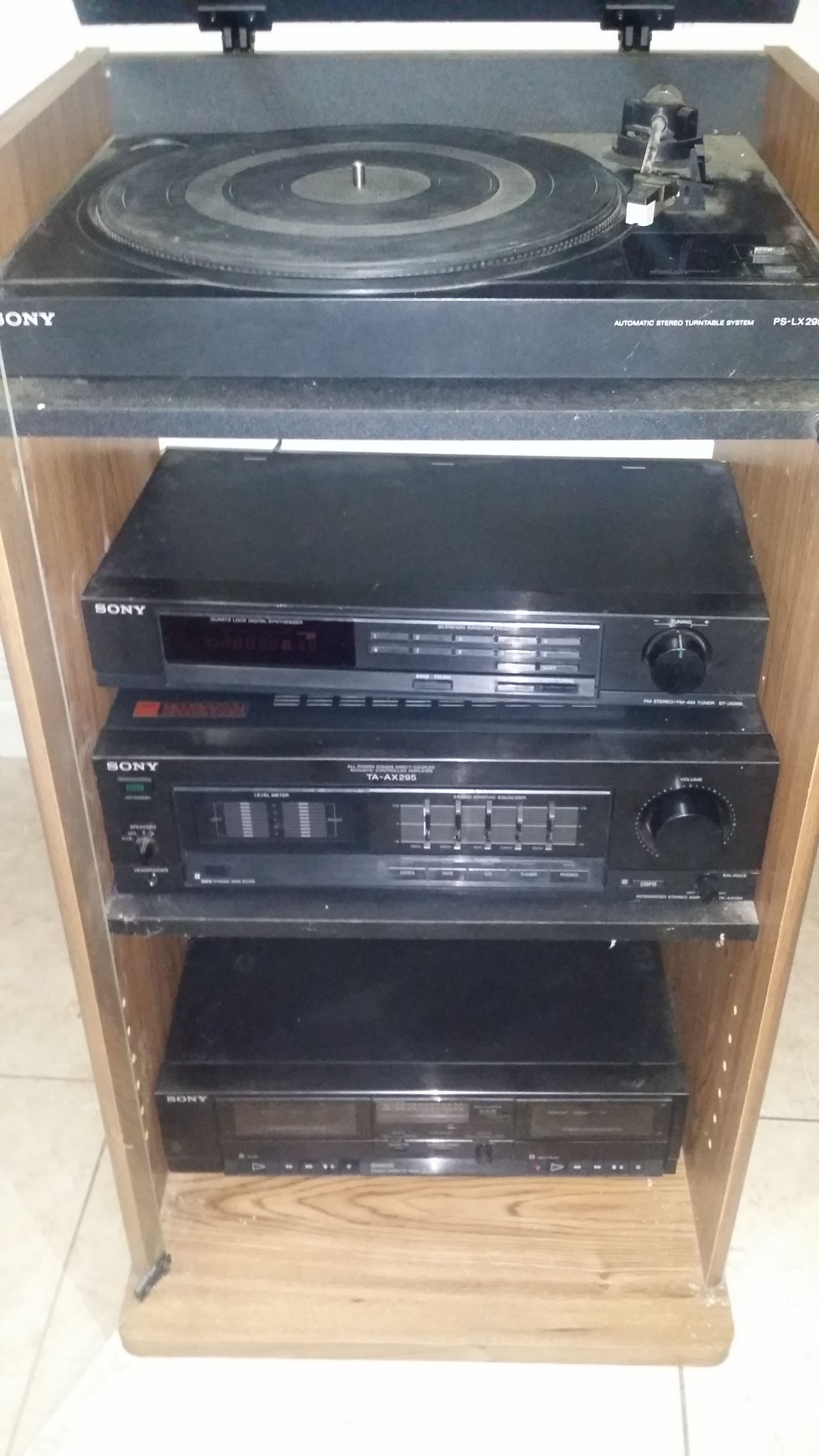 Vintage Sony PS-LX295, ST-JX295, TA-AX295, TC-W295 for Sale