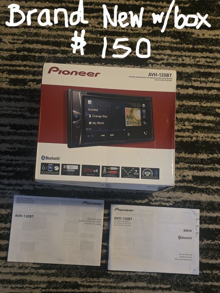 Pioneer Double Din CD/DVD Car Stereo