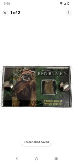 Wicket ewok star wars prop relic